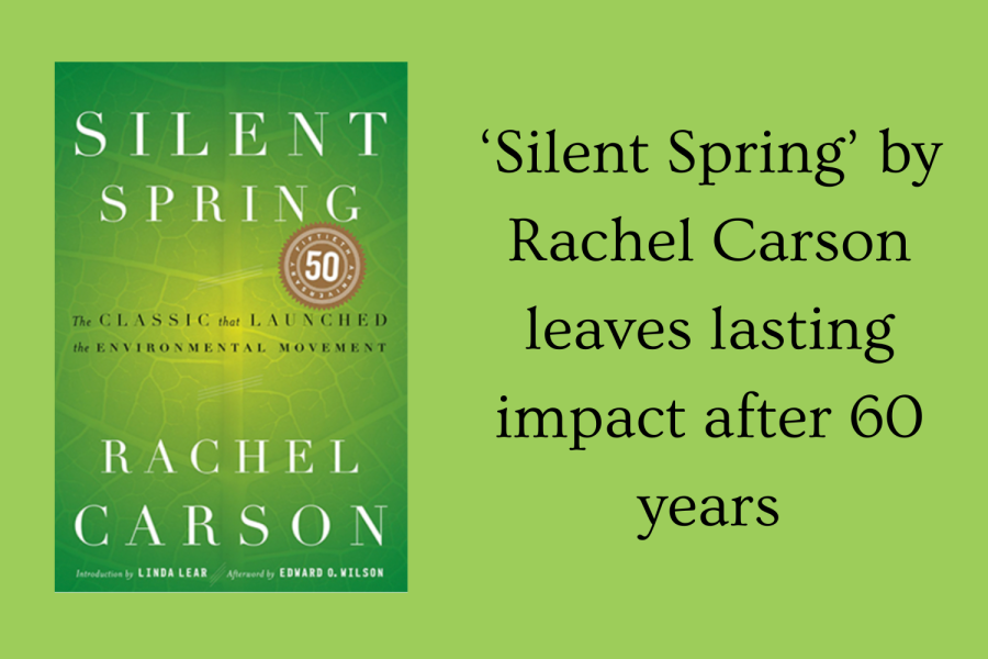 “Silent Spring” by Rachel Carson revels on the ongoing ecological problem concerning pesticide use in the U.S. Since its publication, this non-fiction read has spurred an environmental movement and revealed shocking details about the relationship between man and nature. 
